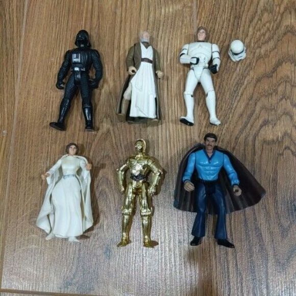 Star Wars Vintage Action Figures Lot of 35 Loose 1995 Kenner to 2004 Hasbro - Picture 2 of 13